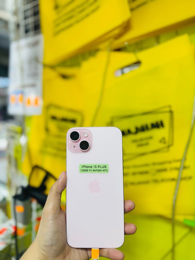 Iphone 15 Plus 128GB 94bh openline no issues with one dent NTC approved (Category: iPhone 15 Series) located in San Juan City. Submitted by najihahtelecomshop2018 (Listing ID 1399605726, Image 2). Description: Legit Store | Original unit FOR SALE | TRADE / SWAP ▫️INSTALLMENT thru: 🔸Credit Card (straight / installment) 🔸Ggives / Gcredit + 6% interest 🔸Spay Later + 6% interest (RFS: Buy and Sell any kinds of Gadgets) Description: iPhone 15 Plus 