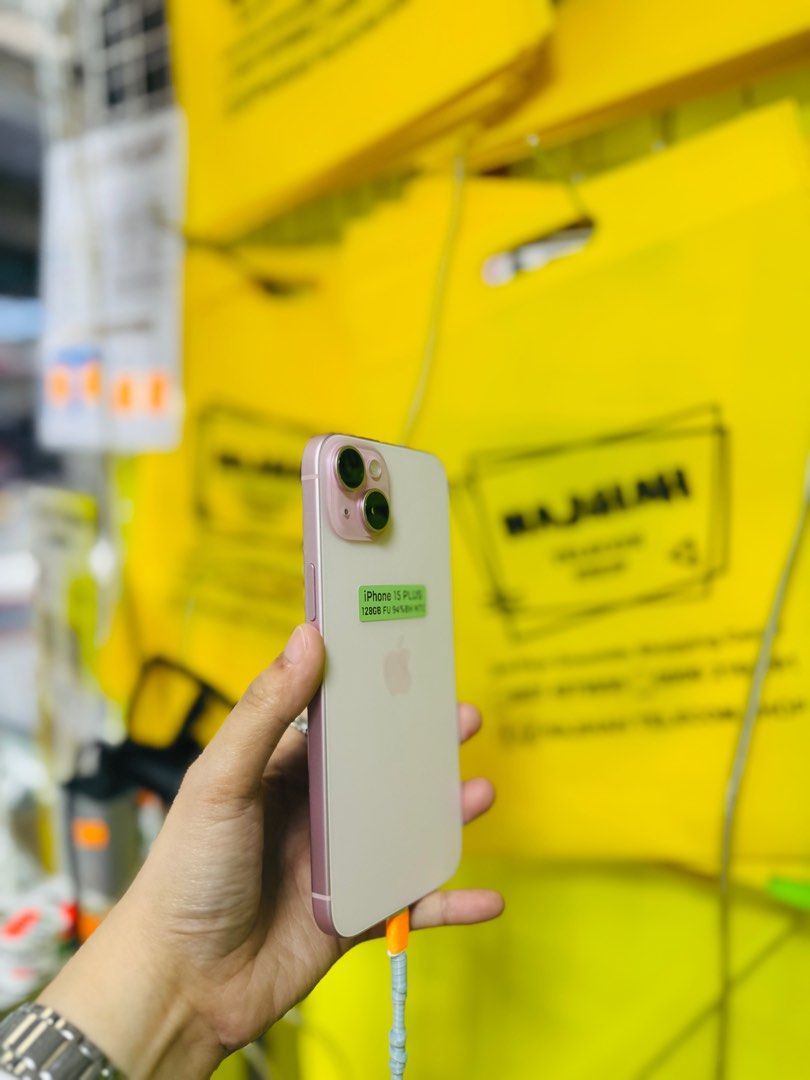 Iphone 15 Plus 128GB 94bh openline no issues with one dent NTC approved (Category: iPhone 15 Series) located in San Juan City. Submitted by najihahtelecomshop2018 (Listing ID 1399605726, Image 3). Description: Legit Store | Original unit FOR SALE | TRADE / SWAP ▫️INSTALLMENT thru: 🔸Credit Card (straight / installment) 🔸Ggives / Gcredit + 6% interest 🔸Spay Later + 6% interest (RFS: Buy and Sell any kinds of Gadgets) Description: iPhone 15 Plus 