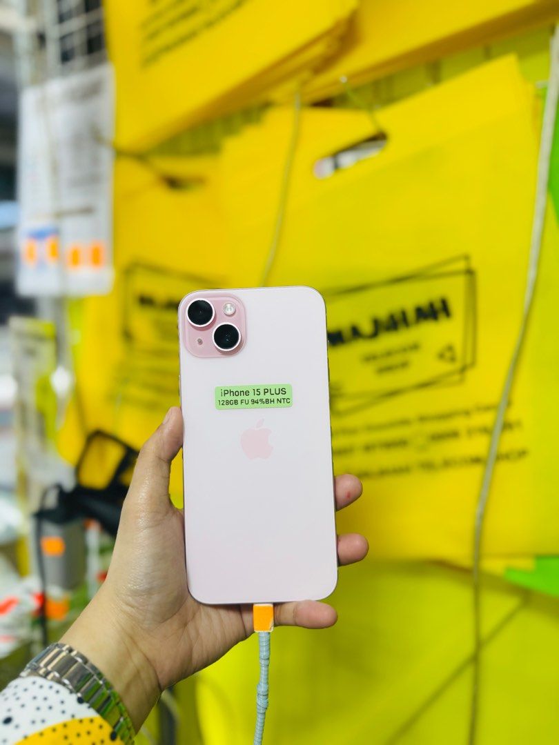 Iphone 15 Plus 128GB 94bh openline no issues with one dent NTC approved (Category: iPhone 15 Series) located in San Juan City. Submitted by najihahtelecomshop2018 (Listing ID 1399605726, Image 1). Description: Legit Store | Original unit FOR SALE | TRADE / SWAP ▫️INSTALLMENT thru: 🔸Credit Card (straight / installment) 🔸Ggives / Gcredit + 6% interest 🔸Spay Later + 6% interest (RFS: Buy and Sell any kinds of Gadgets) Description: iPhone 15 Plus 
