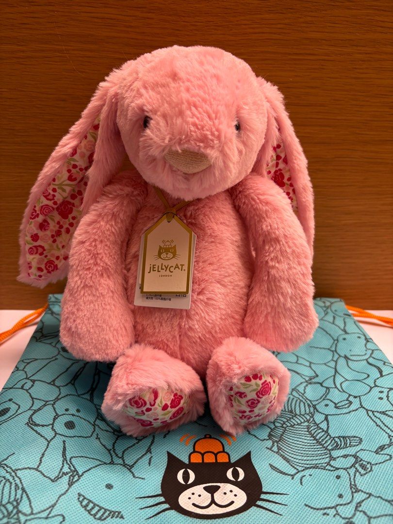 現貨！Jellycat 金標北京限定限購款Blushkin Blossom Luxe Bunny 31cm