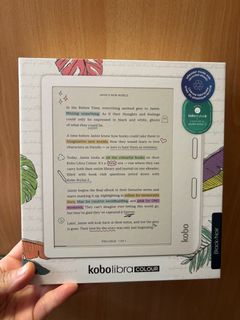 [Brand new, unopened] 7-inch color e-reader Kobo Libra Colour Kobo Libra Colour Black/Noir e-book reader
