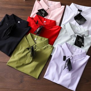 KOLON SPORT 新款女子翻領短袖POLO衫 短袖T恤 Cotton Short Sleeve T-shirt 恤衫 棉t恤 男女同款 男裝 女裝 tee shirt 衛衣 tee shirt xxl top tshirt t shi64240587984642110