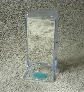 lergens 透明 座枱 化粧綿盒 連 鏡子64234668873857110