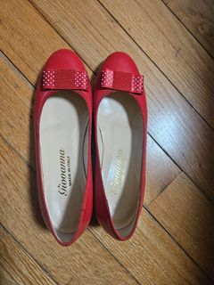 Made in Italy Vero Cuoio Red Leather Flats 返工鞋 真皮鞋64241447645059110