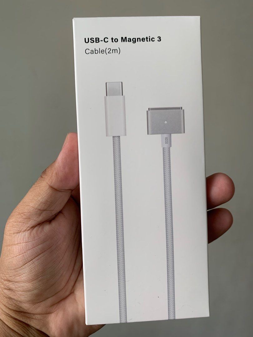Magsafe 3 Cable (2m) (Category: Cables & Adaptors) located in San Juan City. Submitted by ph_gadgets_hub (Listing ID 1399483118, Image 1). Description: The MagSafe 3 Cable, efficient charging at home, in the office, or on the go. It’s compatible MacBook Charger🔥 💯% apple accessories😍 💯% data sync supported 💯% MFI Certified 💯% brand new SALE ❗️❗️❗️ ₱1,500 USB-C to MagSafe 3 Cable (2m) type c to magsafe 3 cable⚡️⚡️ Compatibility: M3 M4 MacBoo