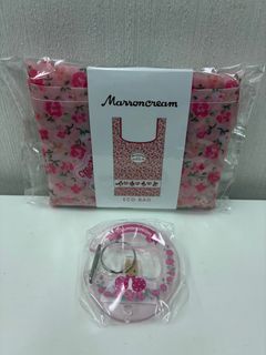 Marron cream x 粧美堂 日本限定摺疊環保袋64238734692866110