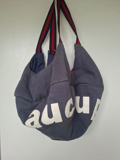 merci beaucoup 藍色圓形手提袋64235515901058110