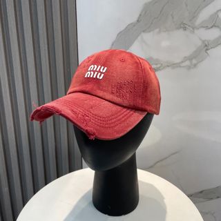 miumiu 新款素色棒球帽64237769171842110