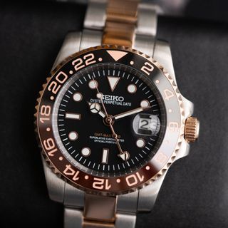 Seiko Mod Carbon Fiber Dial, Men's Fashion, Watches