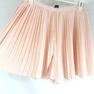 MONKI 淺橙色百褶裙褲 實物勁靚 女裝64239251603969110