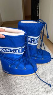 Moon Boot 藍色冬季靴64235211865090110