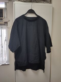 MUJI LABO 黑色寬鬆上衣64236319652481110