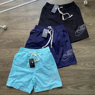 NIKE 速幹短褲 男子學院風梭織短褲夏運動褲透氣休閒網眼刺繡 Nike Sportswear Shorts64235956556033110