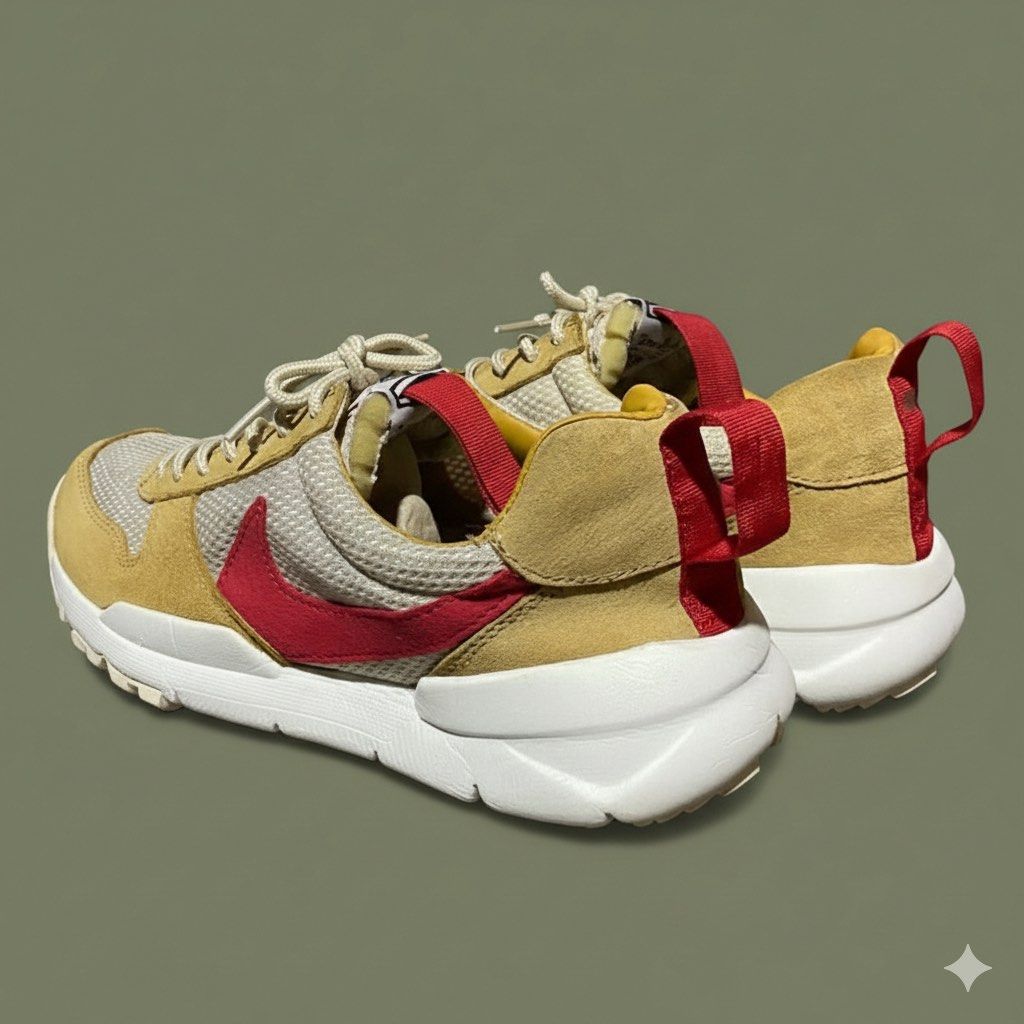 Nike Mars Yard 2.0 (Category: Sneakers) located in Davao. Submitted by ckkb1821 (Listing ID 1340654515, Image 2). Description: Item: Nike Mars Yard 2.0 Size: 10.5 US / UK 9 / EUR 44 / 28cm Condition: Excellent Issue: None Price: 9.9k only (Free shipping nationwide) Additional Info: Highest StockX bid is $5,395 (₱312,000), Other sources reach up to 800K Note: Authenticity is not guaranteed because this was only purchased in a surplus store. I did 