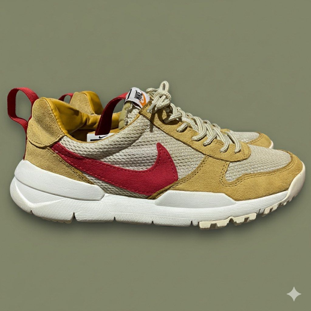 Nike Mars Yard 2.0 (Category: Sneakers) located in Davao. Submitted by ckkb1821 (Listing ID 1340654515, Image 1). Description: Item: Nike Mars Yard 2.0 Size: 10.5 US / UK 9 / EUR 44 / 28cm Condition: Excellent Issue: None Price: 9.9k only (Free shipping nationwide) Additional Info: Highest StockX bid is $5,395 (₱312,000), Other sources reach up to 800K Note: Authenticity is not guaranteed because this was only purchased in a surplus store. I did 