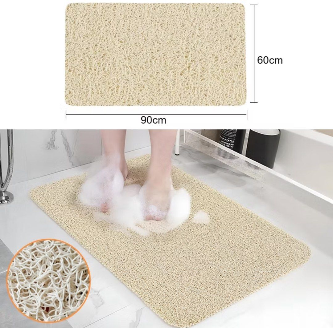 Non-Slip Bath Mat 60x90cm (Category: Bedding & Towels) located in Paranaque City. Submitted by somegooodstuff (Listing ID 1399596178, Image 3). Description: - Non-slip design for safety - Never Used.