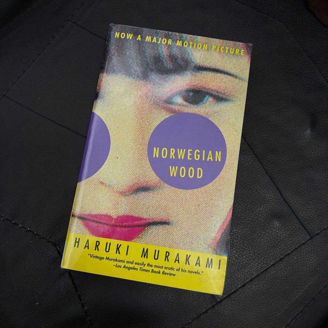 Norwegian Wood by Haruki Murakami (Category: Storybooks) located in Manila. Submitted by ns_studi0333 (Listing ID 1399622492, Image 1). Description: - "Norwegian Wood" by Haruki Murakami - Vintage International paperback edition - Story of college students in Tokyo - Cover design by John Gall - Original price: ₱499.00 - Still has plastic, never been opened!.