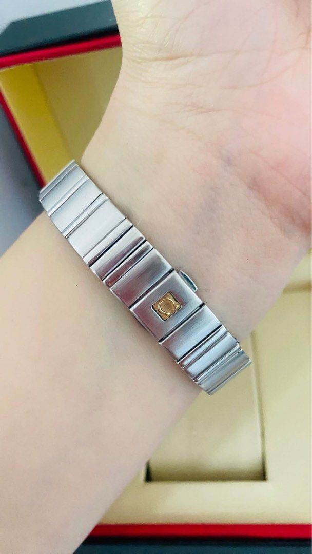 Omega Constellation Double Eagle Watch (Category: Women's Watches) located in Manila. Submitted by annafinds (Listing ID 1399489329, Image 2). Description: ₱69,999 Auth Omega Constellation Double Eagle Watch for Ladie’s -24mm Case Size -Sapphire Glass -Black Dial -Swiss Made -Stainless Steel -Quartz Movement -Small to Medium Wrist Size 17.5cm -With Provided Box -In Excellent Condition .