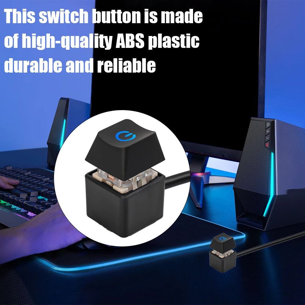 PC Motherboard External Start Power Button - For Home Office - With LED Lights - Computer Desktop Switch - Mechanical Key Pushbutton (Category: Computer Parts) located in Pasay City. Submitted by compublitz (Listing ID 1399538719, Image 3). Description: PC Motherboard External Start Power Button - For Home Office - With LED Lights - Computer Desktop Switch - Mechanical Key Pushbutton [Computer Desk Switch Button]: Simplify your computer setup wit