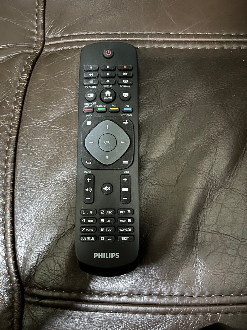 Philips remote controller (Category: TV Parts & Accessories) located in Singapore. Submitted by ben8sg (Listing ID 1399454796, Image 1). Description: I buy the original remote controller., then my tv spoilt. The remote controller was bought like only 2mths ago..