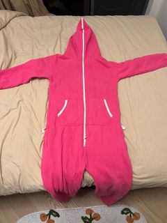 粉紅色連帽連身衣 - M碼64239723979649110