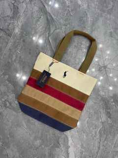 🌟Quality Assurance🌟Polo Full Cotton Canvas. Simple and Stylish Campus-style Tote Bag, Spacious and Lightweight for Women64245148615682110