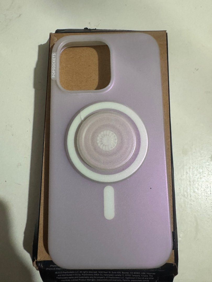 Popsocket for Iphone 15 pro max (Category: Cases & Sleeves) located in Quezon City. Submitted by house_of_all (Listing ID 1399553392, Image 1). Description: With magnet and grip all worth 3.6k .