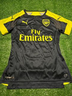 阿仙奴第三作客黑色短袖球衣波衫成人細碼Puma64240587617153110