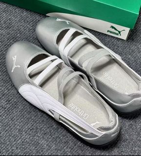 Puma Speedcat Ballet 芭蕾鞋 平底 女碼 銀白色64235021459971110