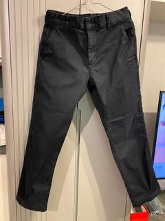 深藍色直腳長褲regular fit（遠睇似黑色）64242681157891110