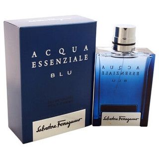 Salvatore Ferragamo Acqua Essenziale Blu by Salvatore Ferragamo for Men - 3.4 oz EDT Spray [Niche小眾沙龍香水] [全網最齊全] [Pre-Order外國預訂]64243046918019110