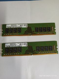 Samsung DDR4 16GBx2(32GB) 3200Mhz CL22 M378A1G43E81B1-CWE (Purchased from Taobao, no warranty in Hong Kong, private warranty for 1 month, sold as a pair from the same batch)64243047101825110