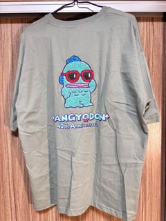 Sanrio Hangyodon 水怪 黑超 刺繡 純棉 Tee64234489320578110