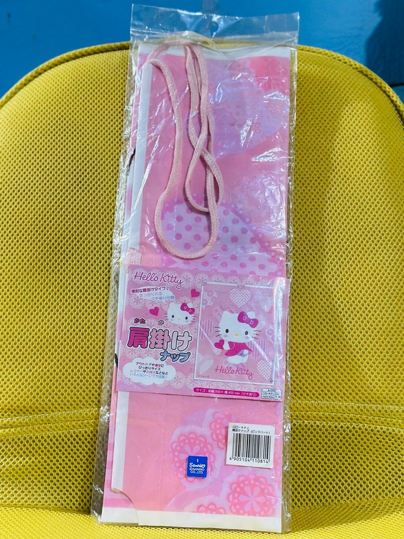 Sanrio Hello Kitty Plastic Drawstring Bag (Category: Diaper Bags & Wetbags) located in General Santos City (Dadiangas). Submitted by toysville888 (Listing ID 1399464530, Image 2). Description: Original Sanrio. Brand new never used size: 500 x 400 mm can ship the next day after payment 100 pesos Shipping fee via JNT LOCATION: General santos City, Mindanao.