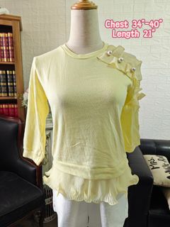 韓製珠珠see through袖top64236319883522110