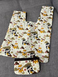 柴犬圖案袋及小袋套裝64241448075650110