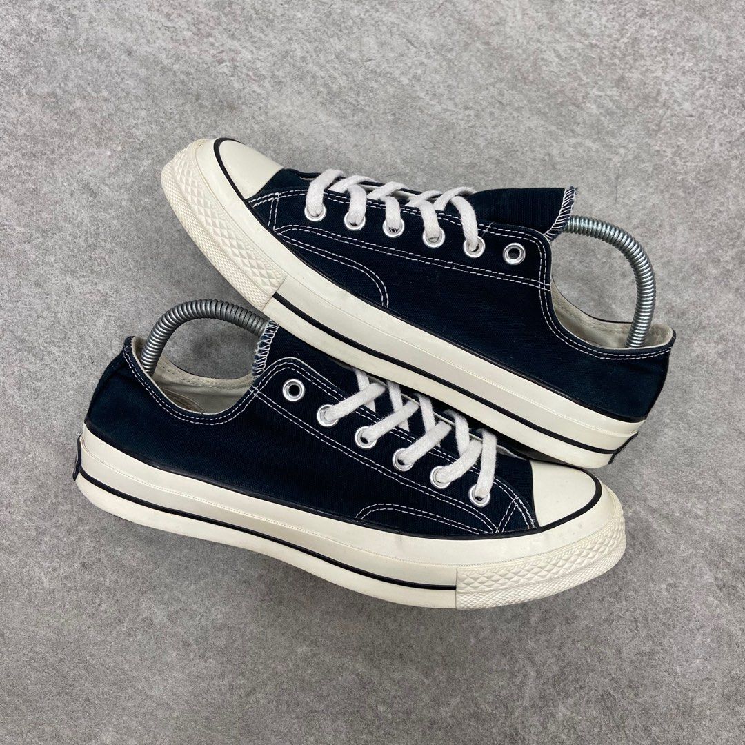 [Size Converse Chuck Taylor All Star 70S Low Black White Second  Original Kondisi Seperti Beli Harga Barunya Juta Rupiah - Main Image