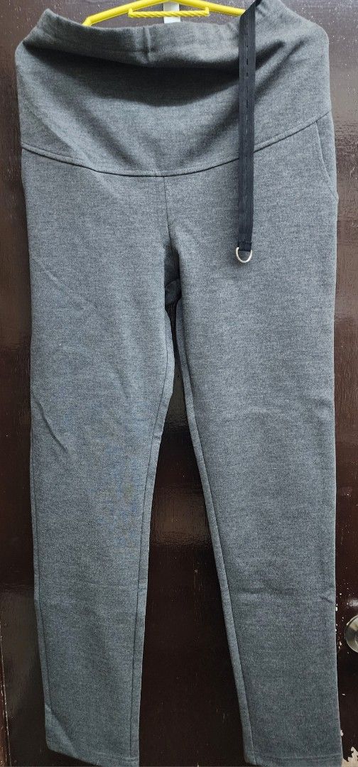 SM Maternal Gray Pants (Category: Maternity wear) located in Las Pinas. Submitted by yramerim (Listing ID 1399538565, Image 1). Description: Size: M Mode of payment: Gcash,maya or rcbc Courier: LBC PLEASE MANAGE YOUR EXPECTATIONS. PRELOVED ITEMS NO CANCELLATION NO COD NO RETURN/NO EXCHANGE - SM Maternal gray pants - Size: M - Features: - Drawstring waist - Two back pockets - Comfortable, stretchy waistband - Ideal for casual wear.
