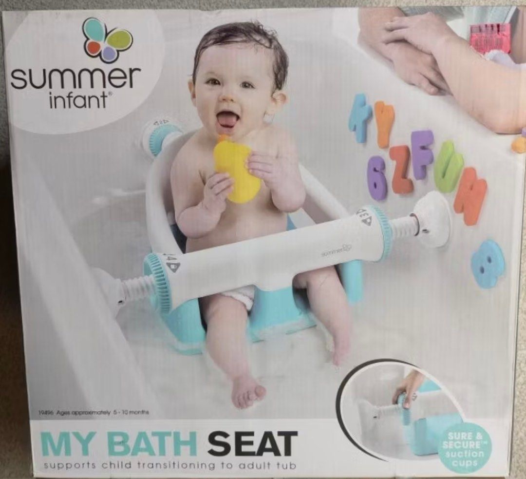 Summer Infant Baby Bathseat (Category: Bathtub & Bath Accessories) located in Quezon City. Submitted by onlinebazaare (Listing ID 1399558950, Image 1). Description: Gifted to us but we cannot use it Orig Price: 4k++ .