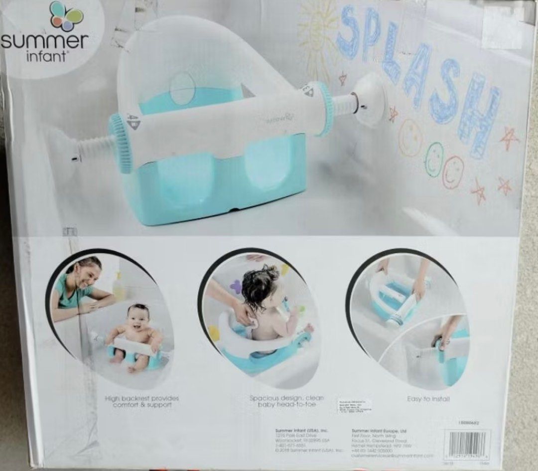 Summer Infant Baby Bathseat (Category: Bathtub & Bath Accessories) located in Quezon City. Submitted by onlinebazaare (Listing ID 1399558950, Image 3). Description: Gifted to us but we cannot use it Orig Price: 4k++ .