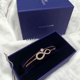 Swarovski Bracelet infinity Bangle 手鐲 玫瑰金64235361678593110