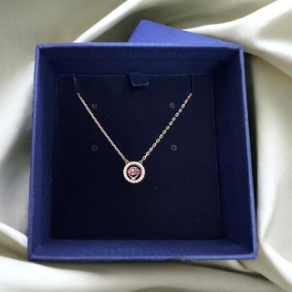 Swarovski Sparkling Dance 紫色跳動的心頸鏈64245148746497110