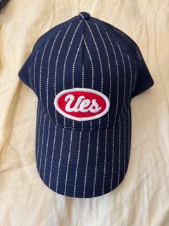 UES logo cap 藍色條紋棒球帽64235212576386110