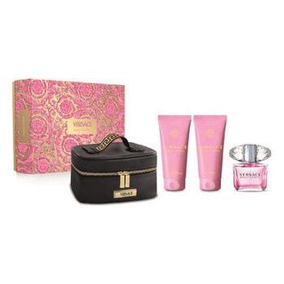 Versace Ladies Bright Crystal 4pc Gift Set [Niche] [Most Comprehensive Online] [Pre-Order from Overseas]64242312285955110