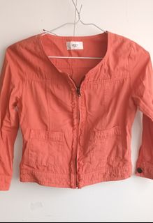 復古 Vicky 珊瑚色外套64234489794819110
