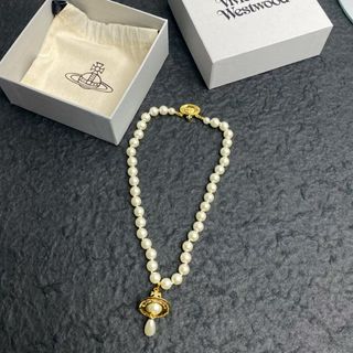 💎誠信賣家💎VivienneWestwood 西太后水滴珍珠項鍊64236505570307110