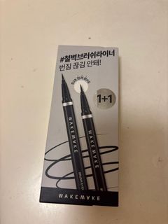 Wakemake 黑色眼線液筆兩支64241449785475110