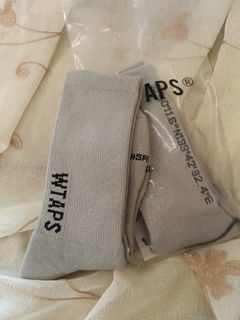 WTAPS Deep Apricot Socks Cotton Blend Cushion Crew Socks 37-42 $199/2p64235514902275110