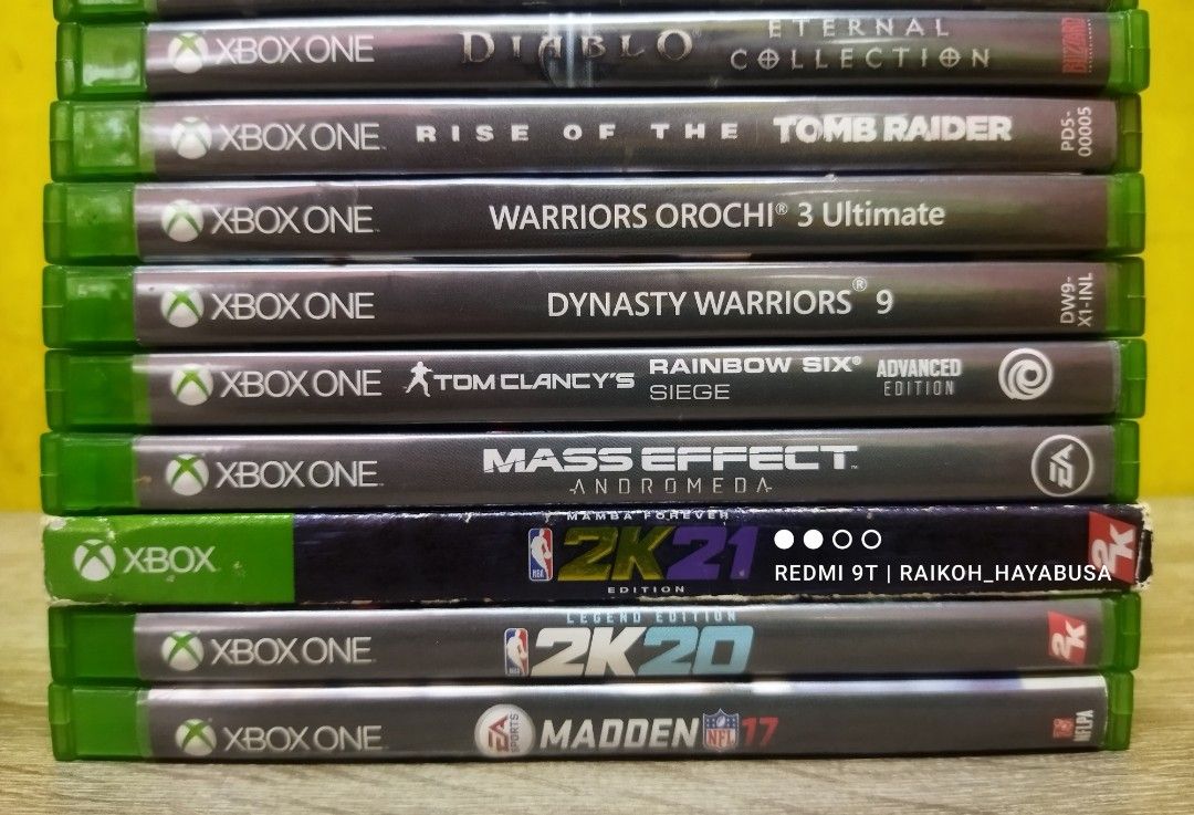 Xbox One Games TESTED Working!!! (Category: Xbox) located in Dasmarinas. Submitted by nixx_hayabusa (Listing ID 1399483520, Image 2). Description: Xbox One And Xbox 360 Games For Sale Xbox One Game Titles: Grand Theft Auto V Premium Edition 700 (SOLD) Resident Evil 7: BIOHAZARD 600 (SOLD) Resident Evil 2 600 (SOLD) Forza Horizon 2 600 (SOLD) Diablo III Eternal Collection 700 Rise Of The Tomb Raider 500 (SOLD) Warriors Orochi 3 Ultimate 500 Dynast
