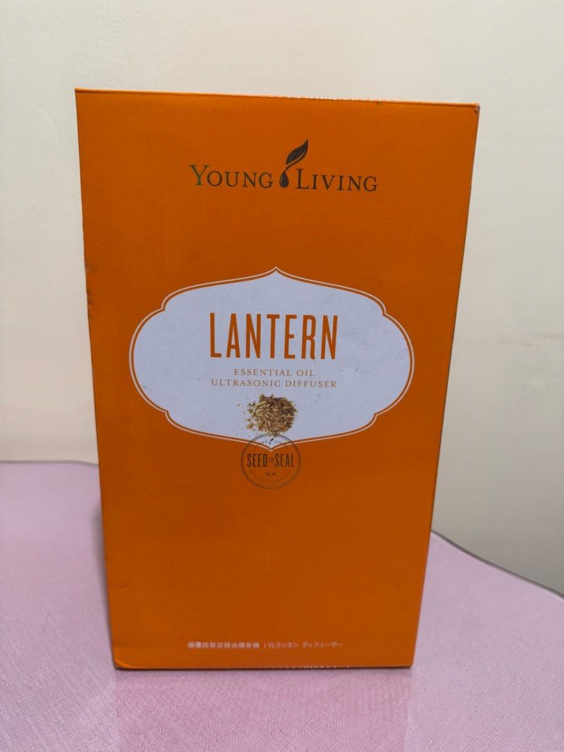 Young Living Lantern Essential Oil Ultrasonic Diffuser (Category: Air Purifiers & Dehumidifiers) located in Quezon City. Submitted by sj35452 (Listing ID 1399612334, Image 1). Description: Brand New, Sealed No actual photo since the packaging is sealed Negotiable.